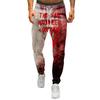 Men's Halloween Print Trousers Men's Casual Sports Trousers With Drawstring
