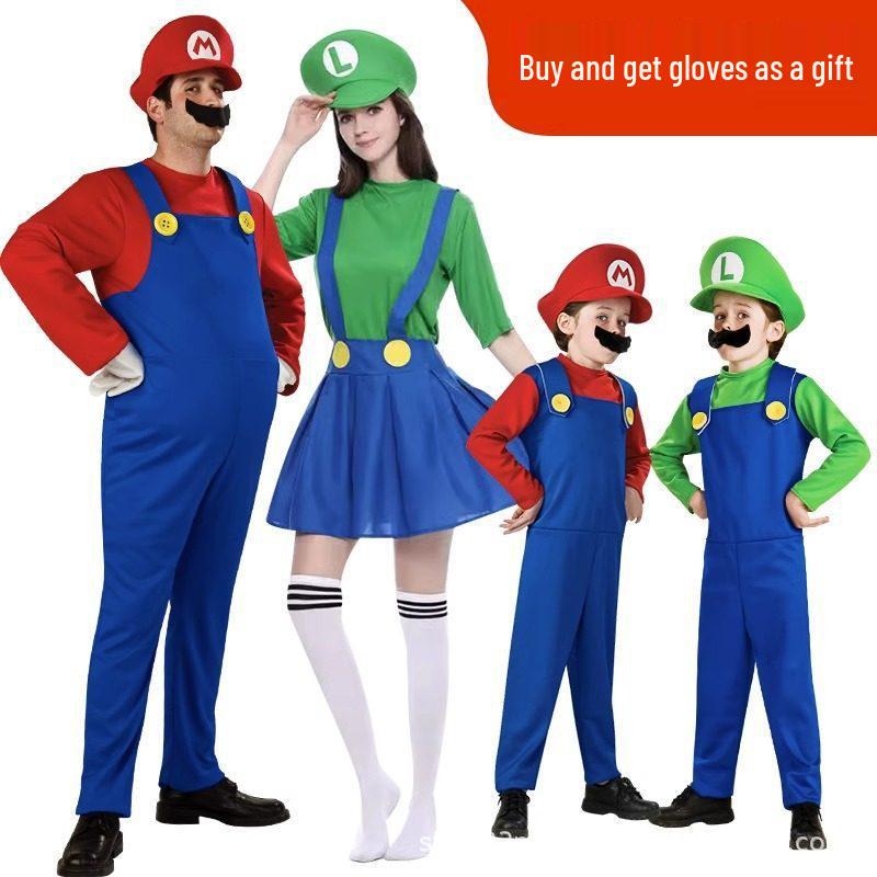 Костюм для косплея на Хэллоуин в стиле аниме Super Mario для тематических вечеринок и выступлений
