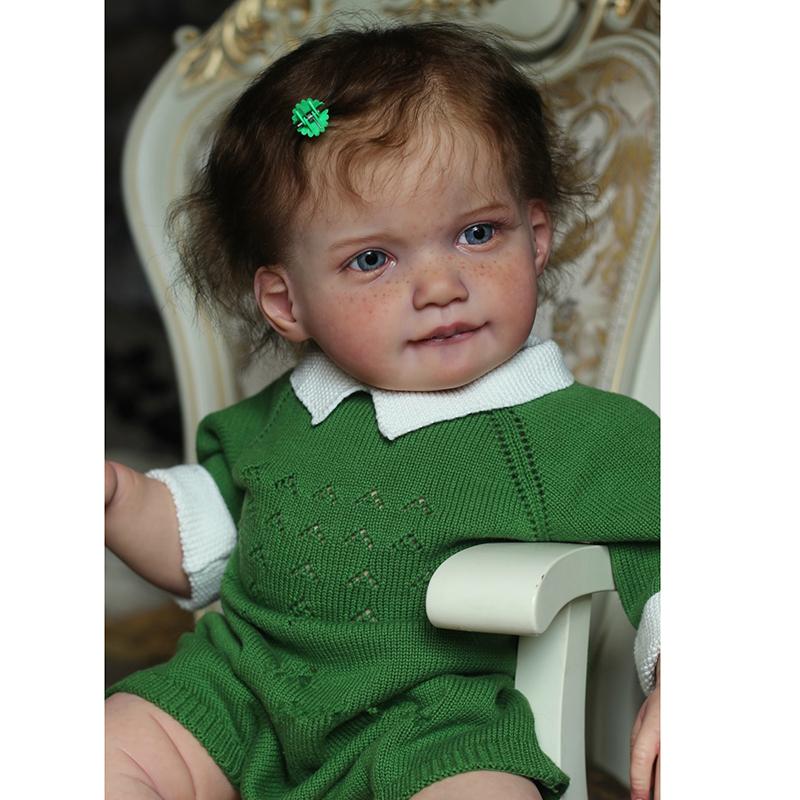 Realistic 3D-Paint Skin with Vein 65 CM Soft Silicone Reborn Baby Girl Alive Doll Weight 1.8 KG Princess Toddler Artist Collection Handmade Bebe