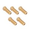 5PCS 3D Printer Brass Nozzle 0.4mm Extruder Nozzle for QIDI X Max3 Smart3 Plus3