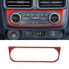 Red Real Carbon Fiber Air-Conditioning Switch Trim Cover For Ford Maverick +