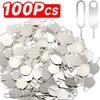 100/10 шт. Инструмент для извлечения лотка SIM-карты, ключ-игла, металлический ejector SIM-карты для iPhone 17 16 15 Pro Max, iPad, телефона Samsung, SIM-карт
