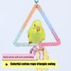 Bird Parrot Swing Toy Claw Cage Toy Parrot Claw Cotton Rope Stand Pole Bird Stand Playstand Hanging Cage Swings Accessories