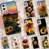 Красивый Желтый Подсолнух Для Realme 11 10 12 13 14 Pro Plus GT 7 6 5 Pro GT 6T C67 C61 C53 C51 C21Y C25S C75 C55 Чехол