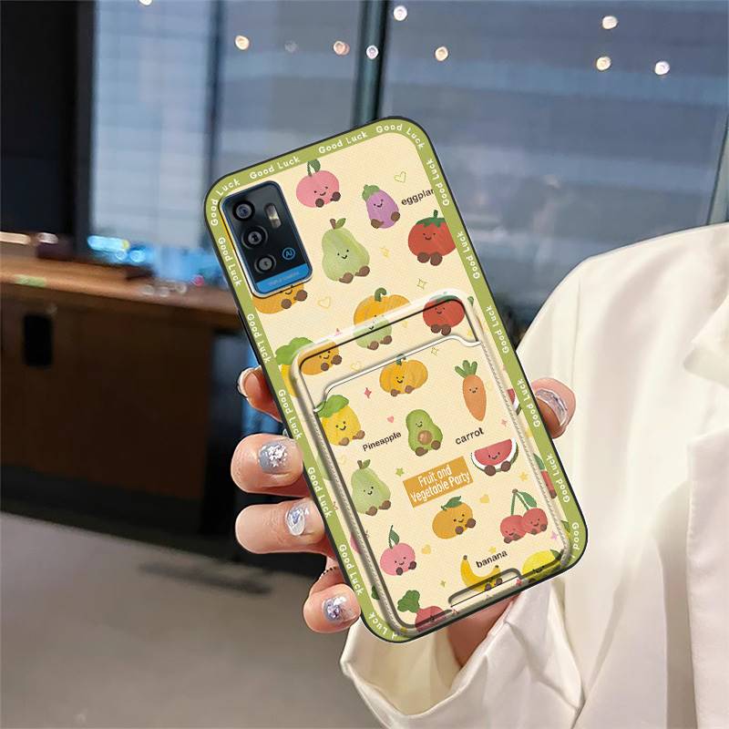 Защитный прочный чехол для телефона ZTE Blade A71 Устойчивый к грязи Мягкий ТПУ чехол Полная защита Слот для карт Водонепроницаемый Милый мультяшный