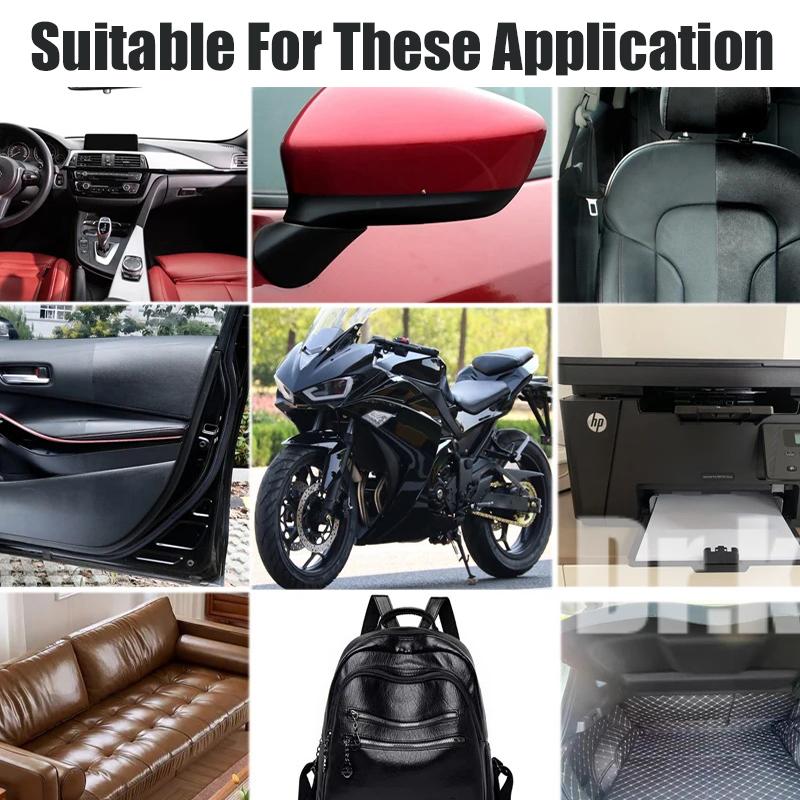 Автомобильный Пластик Кожа Восстановитель Спрей Полироль Очиститель Покрывающий Агент Вернуть к Черному Больше Блеска Средства для Чистки Автомобиля