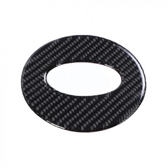 Soft Carbon Fiber Steering wheel Trim Sticker For Subaru Forester SK 19-24