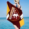 Torino Fc Crest Design Microfiber Beach Towel, Lightweight And Quick-Dry, for Summer Travel, Beach Essential, Swimming Pool