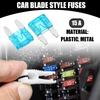 Partuto Set of 5 Mini 15AMP APM/ATM Universal Car Fuse Style Fuse Short