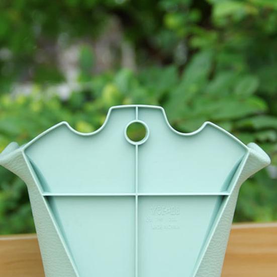 Цветочный горшок, дышащая пластиковая настенная ваза для растений с гофрированными краями для наружного использования