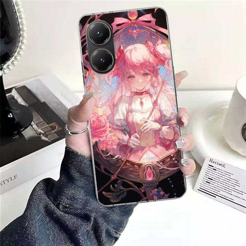 Мягкий чехол для телефона Madoka Magica для Xiaomi Redmi 15C 15 13C 13 Poco X5 X6 X7 F7 Ultra M7 12C 12 10 10C 9C 9A 9T 9 Fundas Poc