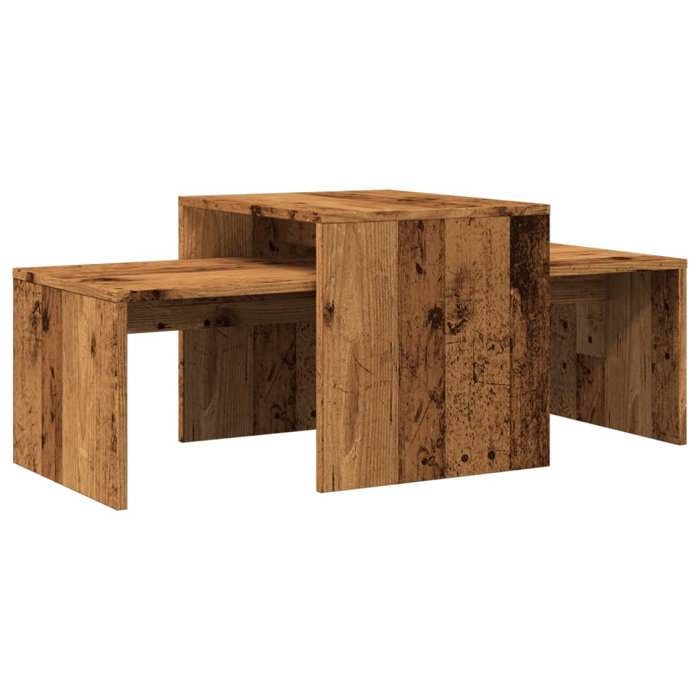 VidaXL Table basse vieux bois 100x48x40 cm bois d'ingénierie 856054
