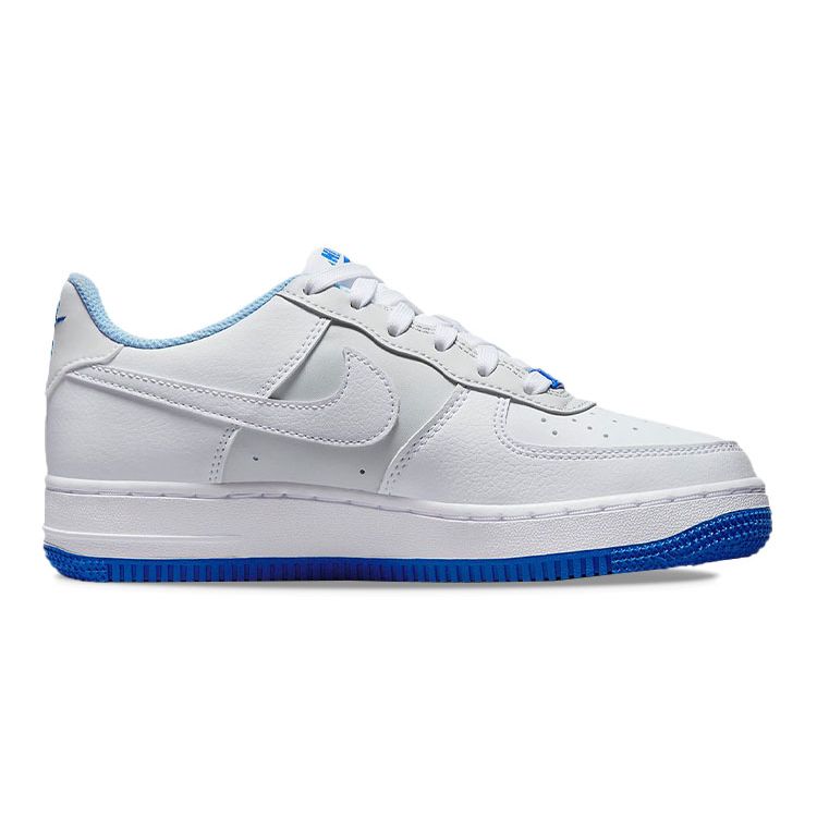 Nike Air Force 1 LV8 GS Just Stitch It — Детские кроссовки Hyper Royal White Photon-Dust FB1844-111