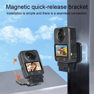 Магнитная подставка для экшн-камеры DJI OSMO 360 с регулировкой на 180 градусов, магнитный держатель для спортивной камеры, быстросъемное крепление, аксессуары для камеры.