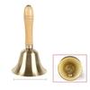 Durable Brass Hand Bell, Hand-Mounted Call Bell, Retro Dinner Bell, Tabletop Bell, Perfect for Restaurants, Raffles, Christmas Events, Festivals, and
