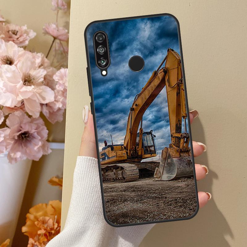 Чехол для экскаватора Honor 50 8X 9X 10i для Huawei P50 Pro P20 P40 P30 Lite P Smart 2021 Nova 5T