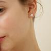 [925 Silver] 1 Carat Moissanite Earrings_De0003