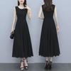 2025 High-End French Casual Sleeveless Little Black Dress