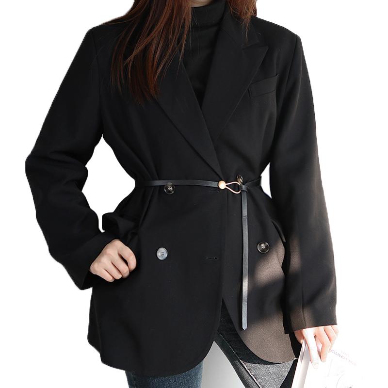 Новый простой завязанный тонкий ремень для женщин, однотонный пояс из искусственной кожи, длинные узкие регулируемые декоративные ремни