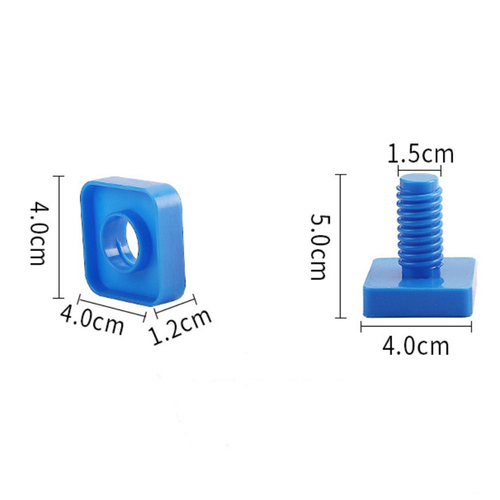 Educational Plastic Insert Blocks Montessori Nut Shape Toys Screw Building Blocks Kids Gift