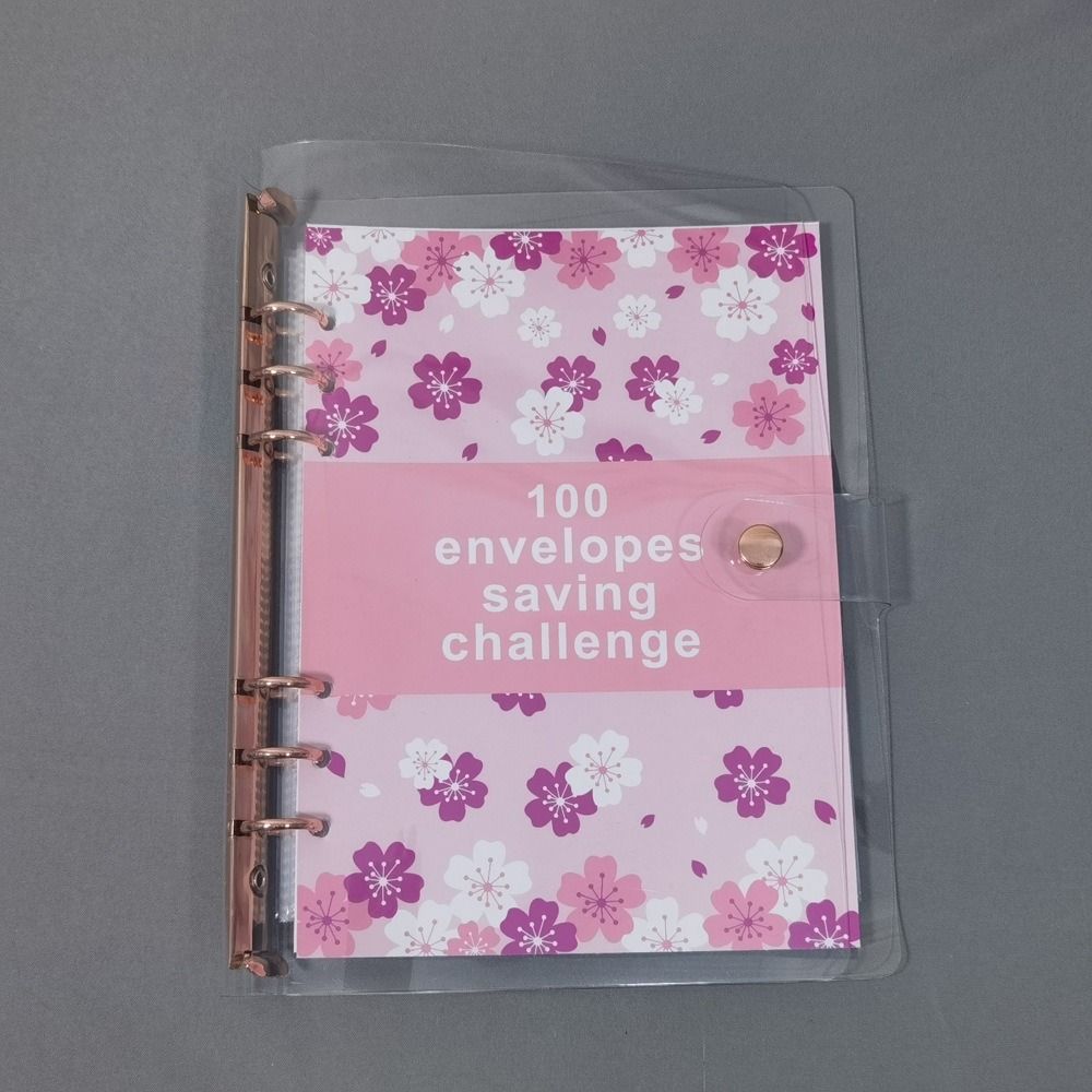 100 Envelope 100 Envelope Savings Challenge A5 Budget Binders Set Couple Money Savings