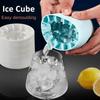 Ведро для льда, форма для чашки, лоток для кубиков льда, пищевой быстрозамораживающий силиконовый льдогенератор