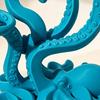 Держатель для зубных щеток в виде щупальца осьминога, 3D-печать, в морском стиле, Органайзер для ванной комнаты, Морская тематика, Подставка для зубных щеток на столешницу