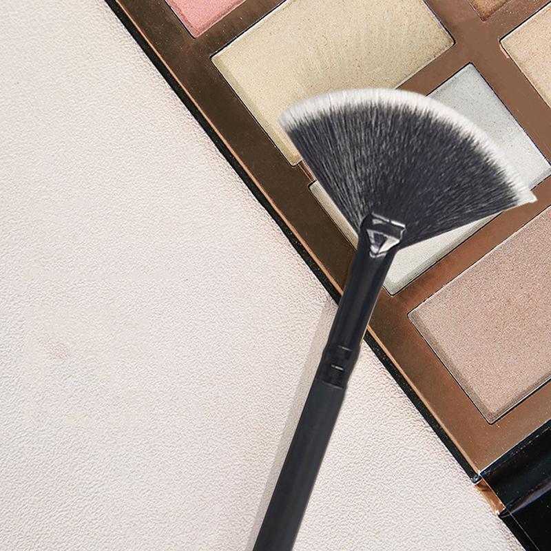 1 шт. профессиональная веерная кисть для макияжа, смешанная кисть для контурирования лица, кисть для салона/семьи, кисть для нанесения маски для лица, косметический инструмент