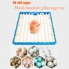 70 Eggs Incubator Automatic 360° Roller Incubation Egg Tray Poultry Hatching Turner for Chicken Duck Goose Quail 110V 220V