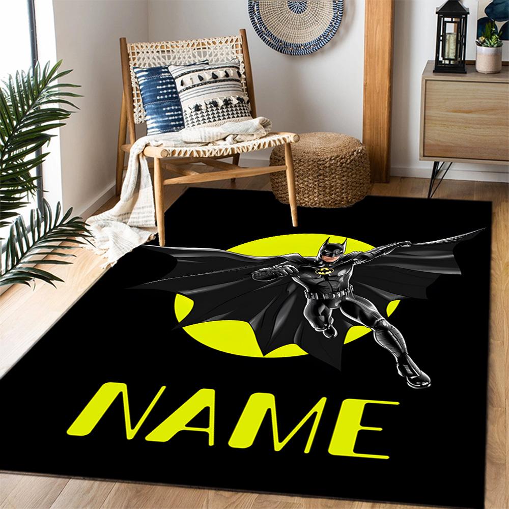 Looney Taz Art Personalized Name Carpet Design for Decorate room Entryway Study room Balcony Anti-slip Rug Anime Office Decor