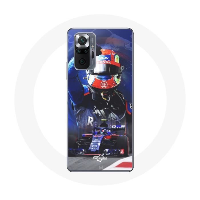 Case for Xiaomi Redmi Note 10 Pro Formula 1 Pierre Gasly F1 Racing Driver Red Blue