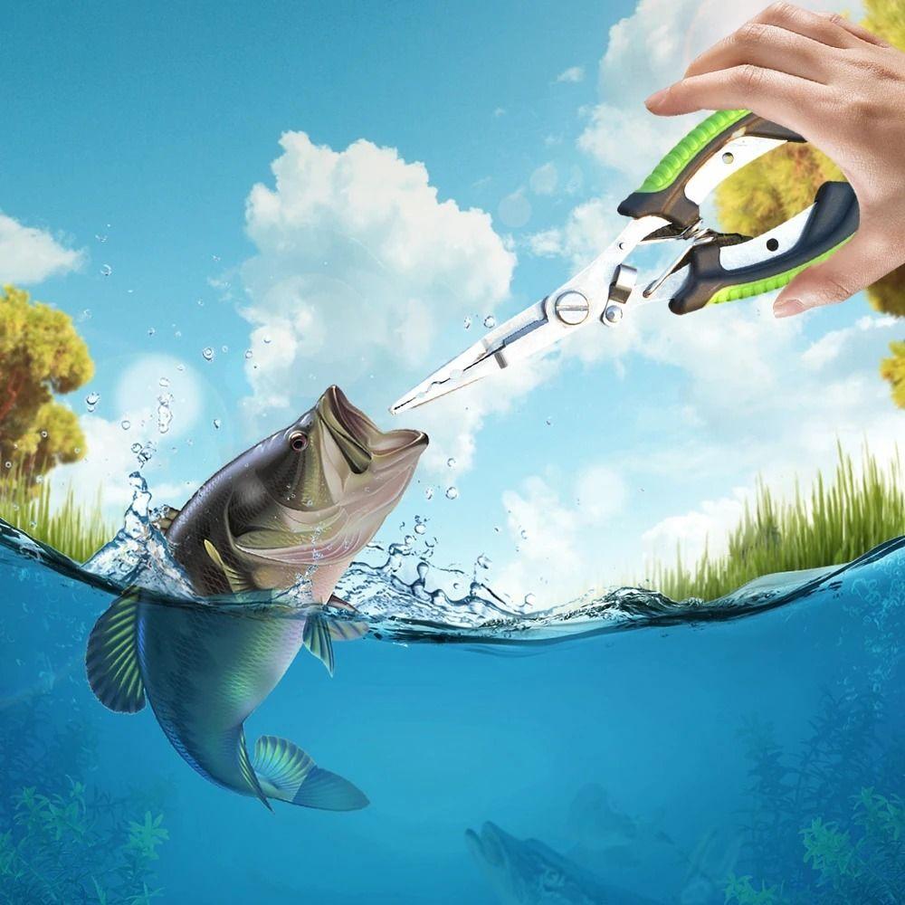 High-strength Fishing Tied Hooks Pliers Anti-slip Luya Pliers Durable Fish Pliers  Fishing Gear