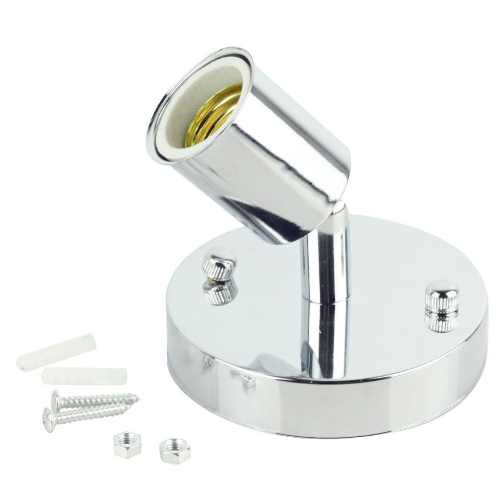 Vintage Swivel Lamp Base, 10cm Diameter, E27 Socket, , for Desk Floor Lamps DIY