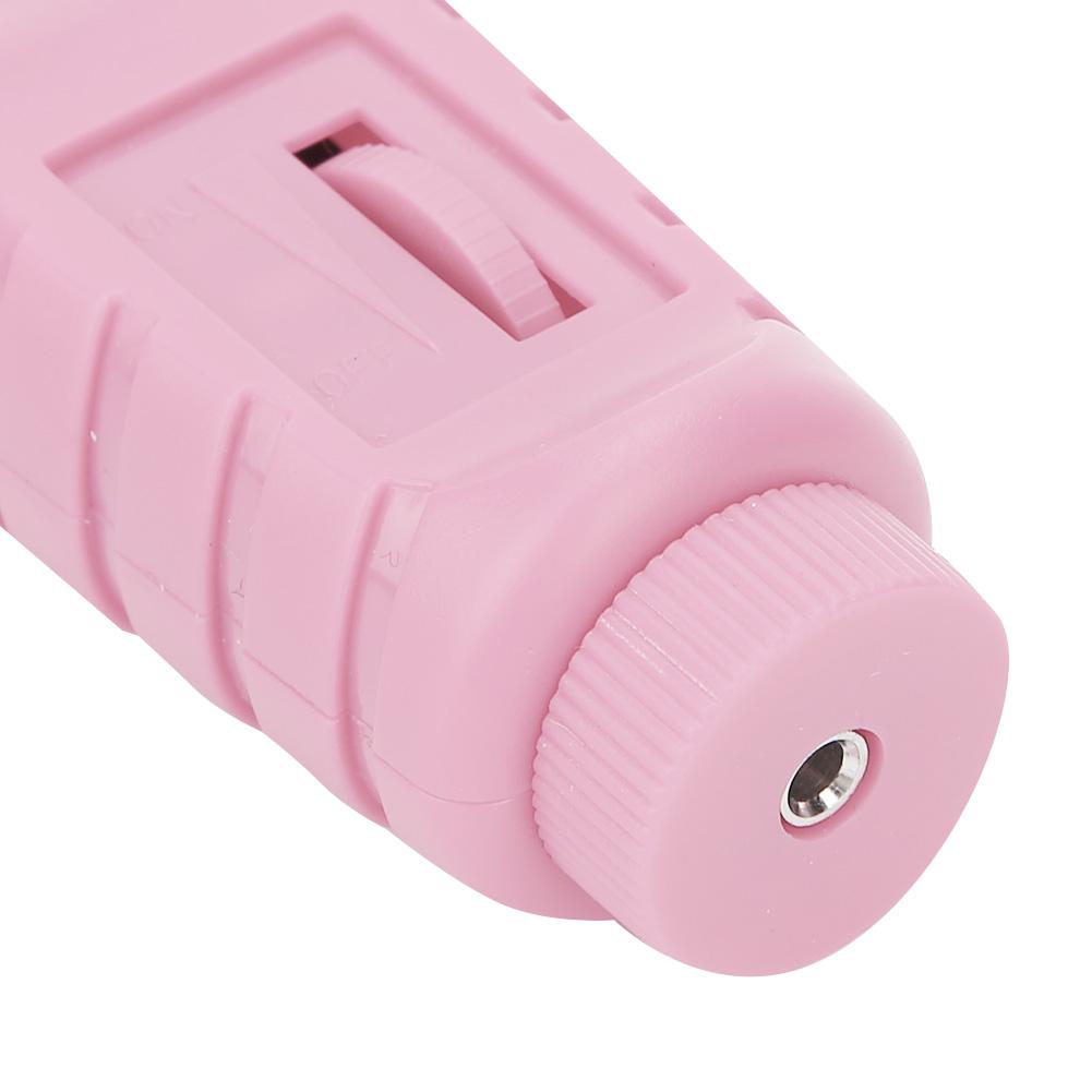 Портативная электрическая машинка для маникюра USB, машинка для маникюра, полировщик для ногтей, набор инструментов, розовая USB