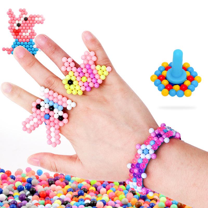 10 Color DIY Water Spray Beads Fashion Beads Puzzle Children Handmade Magic Toys Beads Crafts