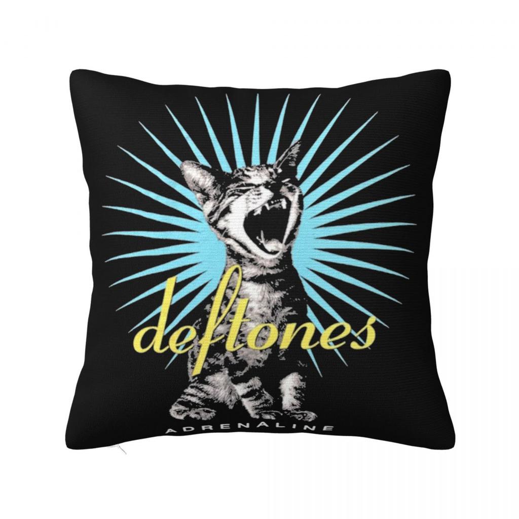 Deftones White Pony Album Square Pillow Cases Band Cushion Cover Decorative Pillowcase For Home 45*45Cm