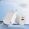 European Standard PD20W Fast Charging Head Charger Set Dual-port USB-C for Apple Xiaomi CE Certification