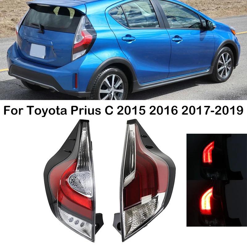 Светодиодные задние указатели поворота, стоп-сигналы и габаритные огни для Prius C 2015-2019