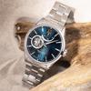 [ORIENT STAR] Мужские автоматические часы, полускелетон, японское производство, 2 года внутренней гарантии, открытое сердце, зеленый циферблат, RK-AT0003E