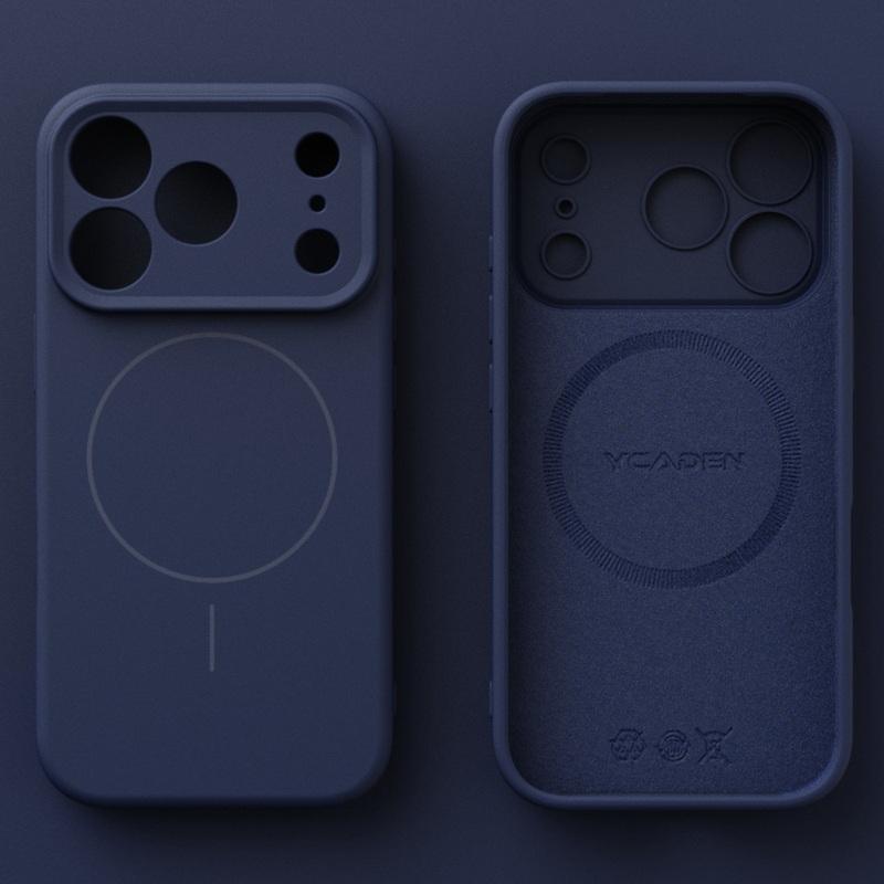 Для iPhone 17 Pro Max Чехол Магнитный Для Magsafe Жидкий Силикон Мягкая Крышка Coque Для iPhone 16 15 14 13 Pro Max 17E 16E