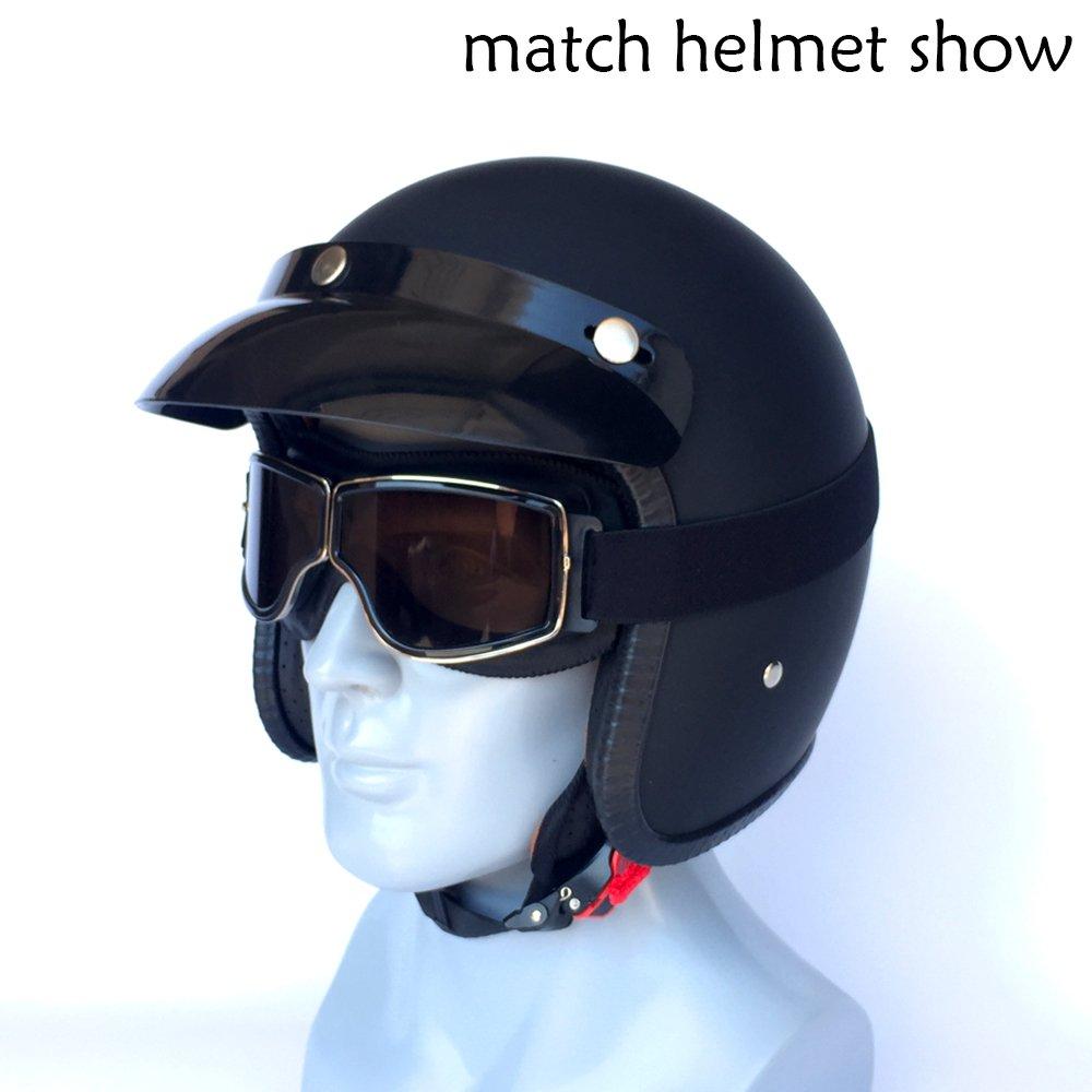 HONCENMAX Винтажные очки, Защита от запотевания и УФ-лучей, Мотоциклетные очки, Линзы из поликарбоната, Многоцелевое использование, Защитные очки,