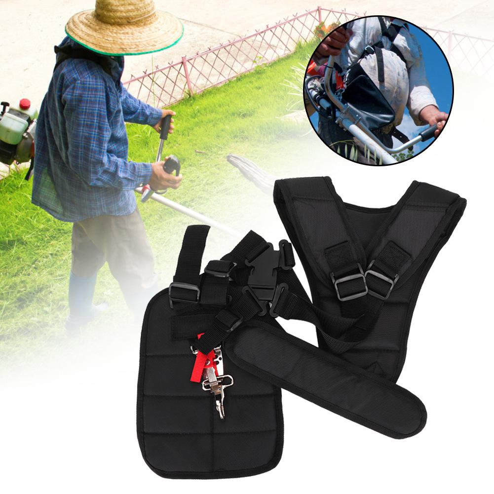 Двойной плечевой ремень, защитная панель, садовый триммер, кусторез, триммер, мягкий ремень