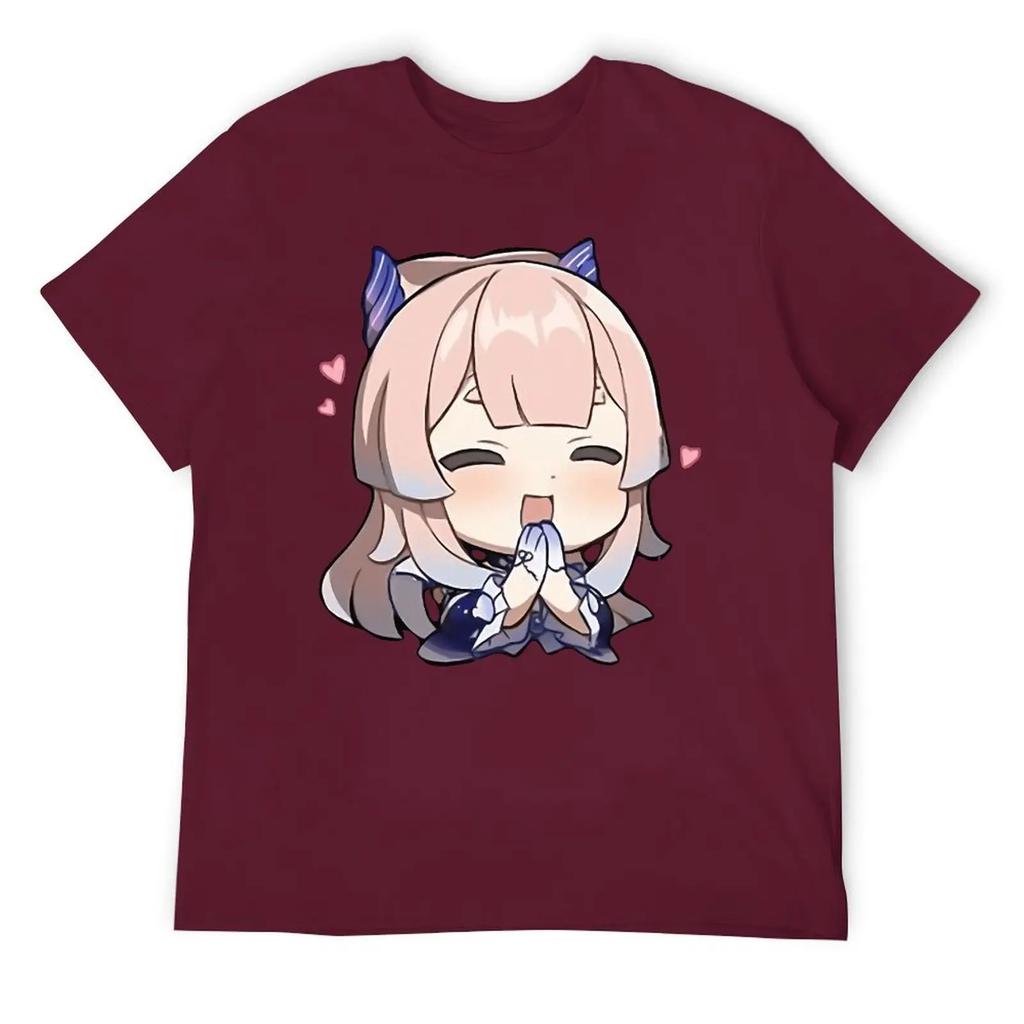 Sangonomiya Kokomi Genshin Impact Pray Tees Vintage T-shirt Harajuku Sports Graphic Aactivity Competition USA Size