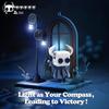 Non-Toxic 370Pcs Hollowed Knight Building Blocks Ghost Set Street Lighting Model Bricks Desktop Ornaments Kids Educational Diy Toys Gifts