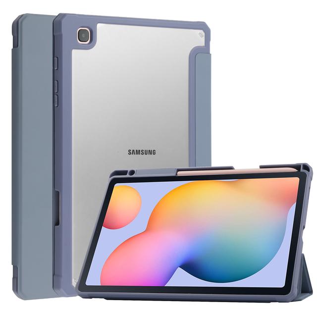 Чехол для Samsung Tab S6 Lite Tab 10,4 "11" S8 + S7 FE 12,4 "с автоматическим пробуждением и держателем для карандашей для сна, чехол для планшета