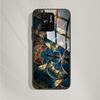 For Xiaomi Redmi 10C Case For Redmi 10C 2022 Cover Marble Painted Tempered Glass Case Fundas For Redmi 10c redmi10C Bumper Coque