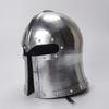 Средневековый функциональный доспех, шлем боевого воина, стальной доспех, шлем боевого воина, носимый шлем