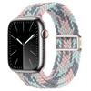 Совместимо с Apple Watch S10, iWatch 11, Xiaomi 9, Huawei; Нейлоновый ремешок с магнитной пряжкой "Радуга".