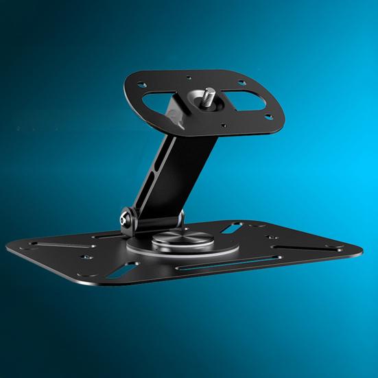 Подставка для проектора из алюминиевого сплава, вращающаяся на 360 градусов, с регулируемой высотой, сверхпрочная, держатель для проектора 3-в-1, настольное, настенное, потолочное крепление с резьбой 1/4 дюйма