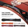 Car Seat Gap Filler Strip Leather Seat Gap J-shaped Plug Strip For BMW X1 X3 X4 X5 X7 G20 G38 F20 F39 F48 E46 E60 E36 E39